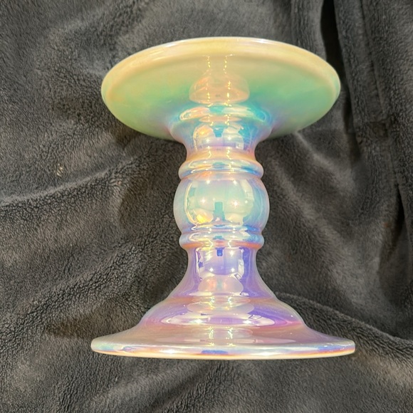 Bath&Body Works iridescent ceramic 3wick candle holder - Picture 4 of 4